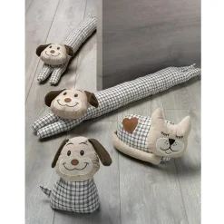 Bas de porte Scotty chat marron