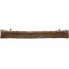 Bas de porte Wild - fausse fourrure - marron - 12x90 cm - Atmosphera