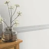 Bordure adhésive vinyle expansé Scabra GoodHome blanc