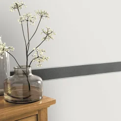 Bordure adhésive vinyle expansé Molis GoodHome noir