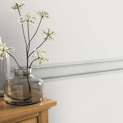Bordure adhésive vinyle expansé Eperua GoodHome blanc