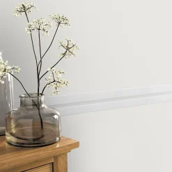 Bordure adhésive vinyle expansé Scabra GoodHome argent