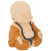 Bouddha Baya H.16cm résine assorti- Noir- Atmosphera