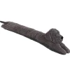 Boudin de porte 80 cm WOOF 100% polyester petit chigris velour cottelé