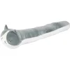 Boudin de porte en polyester chat collection KAWAII gris et blanc