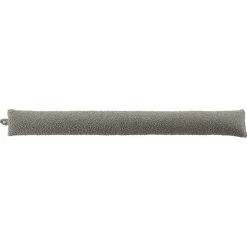 Boudin de Porte imitation fourrure Bouclette Wooly (80x10 cm - Gris)