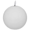Bougie boule LED Molia D.10cm blanc - Atmosphera