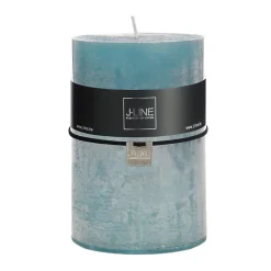Bougie cylindrique 120H Azur 10x10x15 cm