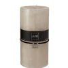 Bougie cylindrique 140H crème 10x10x20 cm