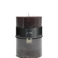 Bougie cylindrique 120H noir 10x10x15 cm