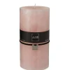 Bougie cylindrique 140H rose 10x10x20 cm