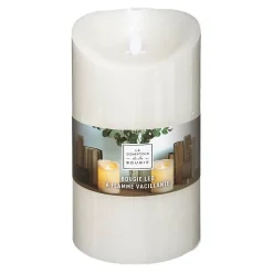 Bougie LED - blanc - 420g - Atmosphera