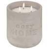 Bougie LED Cosy - gris clair - 3 - 2kg - Atmosphera