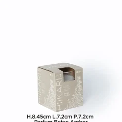 Bougie parfumée beige amber Ø7,5 cm JBY Creation