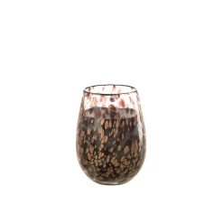 Bougie parfumée dans pot en verre multicouleur 15x15x22.5 cm