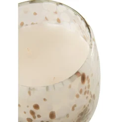 Bougie parfumée 120H dans pot en verre multicouleur 15x15x22.5 cm