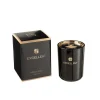 Bougie parfumée 50H en verre noir 8x8x11 cm
