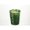 Bougie parfumée 68h et verre vert 13x13x16 cm