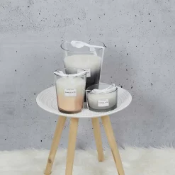 Bougie parfumée vase 16 cm Harmony Gris senteur Ambre