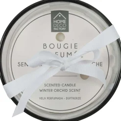 Bougie parfumée vase 16 cm Harmony Gris senteur Ambre