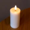 Bougie pilier LED rechargeable Sia 5 x 10 cm