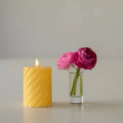 Bougie pilier LED Vega 7,5 x 10 cm