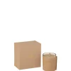 Bougie senteur 40H marron 14x9x14.5 cm