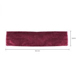 Bouillotte longue chauffante - 12 x 80 cm - Bleu - Vivezen