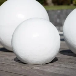 Boules déco design trio blanc, Wanda collection
