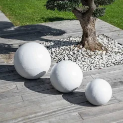 Boules déco design trio blanc, Wanda collection