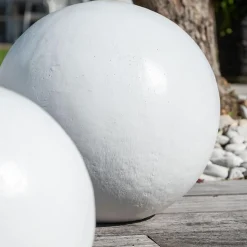 Boules déco design trio blanc, Wanda collection
