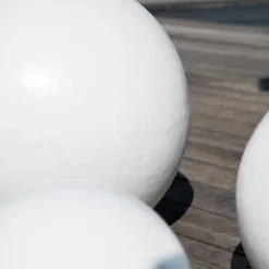 Boules déco design trio blanc, Wanda collection