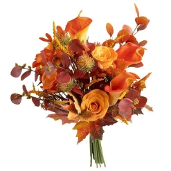 Bouquet d'automne artificiel James orange H55cm - Atmosphera