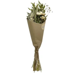 Bouquet de fleur séchée H.55 cm snow