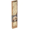 Bouquet fleurs séchées - boîte kraft H60 cm - Beige- Atmosphera