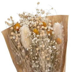 Bouquet fleurs séchées Chardon H48 cm - Jaune- Atmosphera