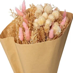 Bouquet fleurs séchées Folk H50 cm - Beige- Atmosphera