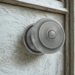 Bouton Boule de porte d'entrée rustique argent antique