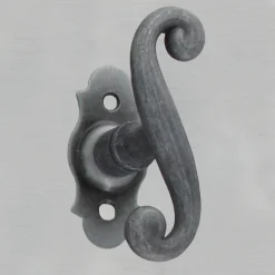 Bouton de fenêtre fer forgé COQ vieil argent
