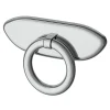 Bouton de meuble Armel GoodHome effet chromé Ø6cm x l.3.7cm x H.1cm