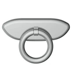 Bouton de meuble Armel GoodHome effet chromé Ø6cm x l.3.7cm x H.1cm