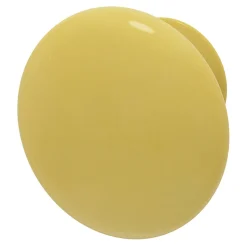 Bouton de meuble arrondi GoodHome Porcelaine Vras Ø3.2cm x p.2.5cm