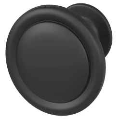 Bouton de meuble arrondi Kilhog GoodHome noir Ø3.1cm x P.2.5cm