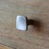 Bouton de meuble arrondi Maden gris l.30 mm x h. 3 cm