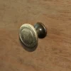 Bouton de meuble arrondi Azereg or ⌀.25mm x L.25mm