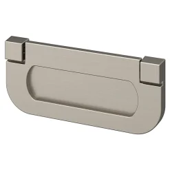 Bouton de meuble arrondi Govlin gris ⌀.80mm x L.7mm
