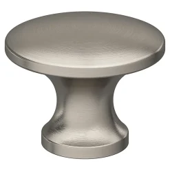 Bouton de meuble arrondi GoodHome Primel gris Ø2.9cm x l.2.9cm x h. 2.1cm x p.2.1cm