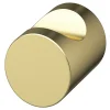Bouton de meuble arrondi Dizel GoodHome effet or Ø2cm x H.2.5cm