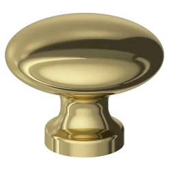 Bouton de meuble arrondi GoodHome Govlin gris Ø2cm x h. 1.5cm x p.1.5cm