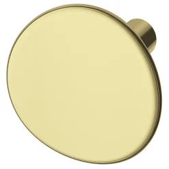 Bouton de meuble arrondi Meham GoodHome effet or Ø3.5cm x l.3.2cm x H.3cm